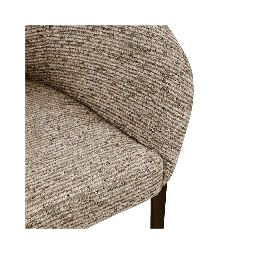 Essstuhl Kenzi in mocca linear von Richmond Interiors – Bild 7