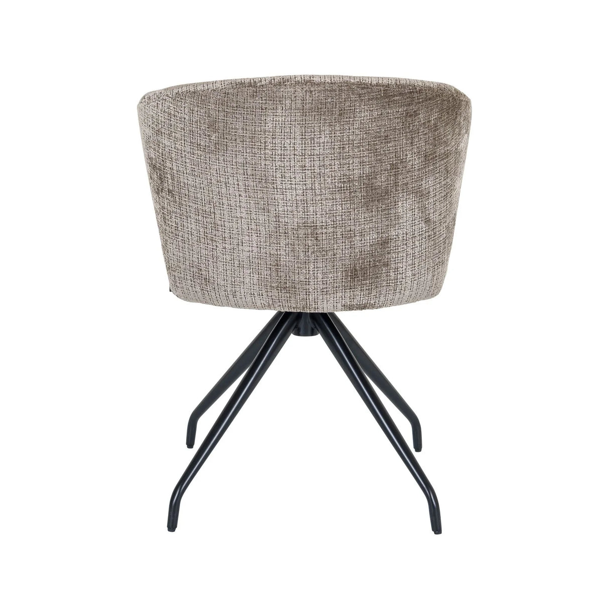 Essstuhl Milly, drehbar, aus Chenille in Niagara Stone von Richmond Interiors – Bild 4