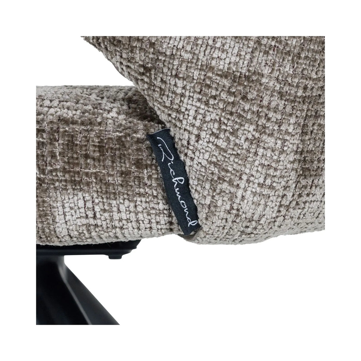 Essstuhl Milly, drehbar, aus Chenille in Niagara Stone von Richmond Interiors – Bild 6
