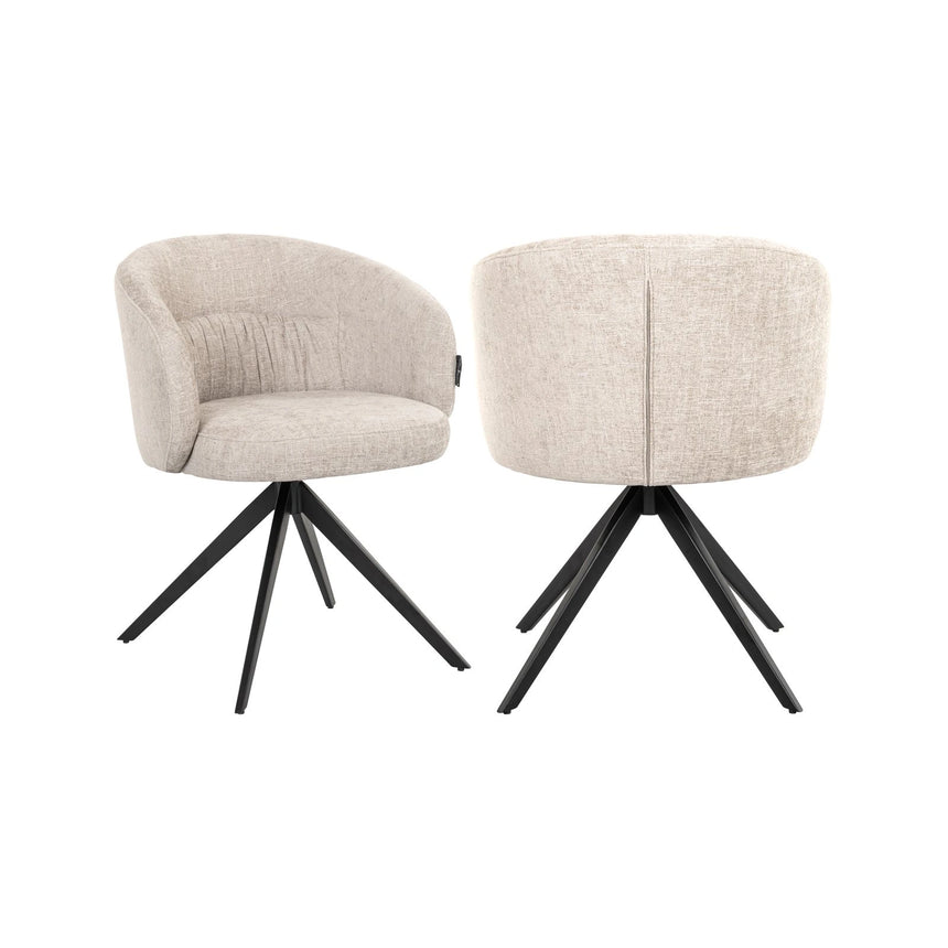 Essstuhl Olivia, drehbar, in Natural Miami von Richmond Interiors – Bild 1