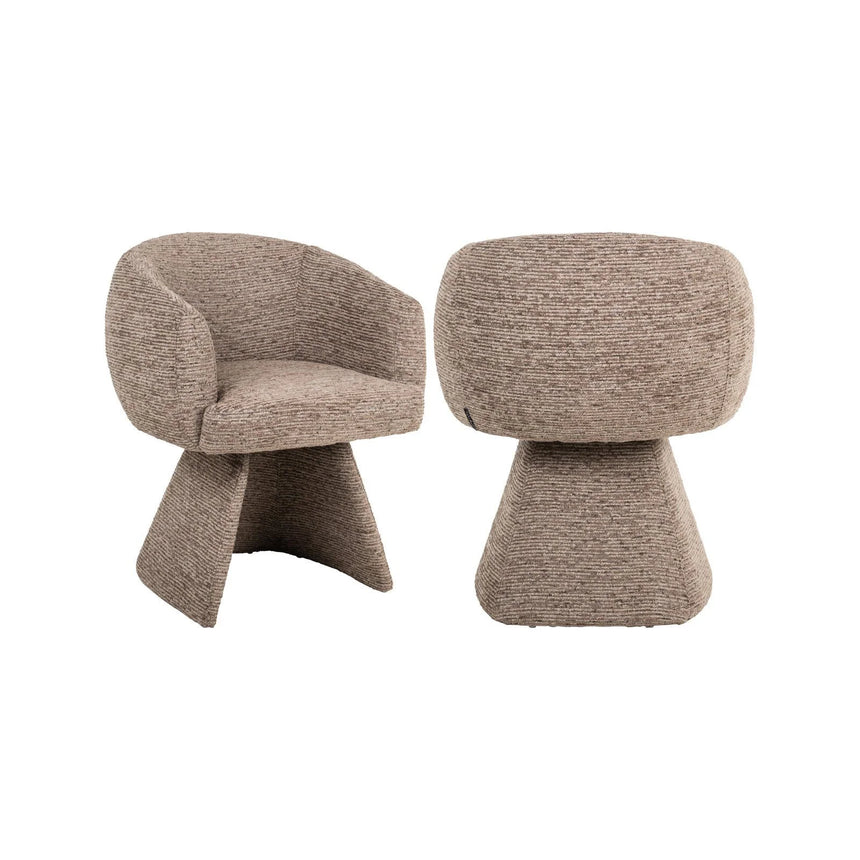 Essstuhl Quiriro in Mocca Linear, 41×65×77 cm von Richmond Interiors – Bild 1