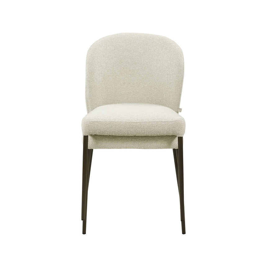 Essstuhl Stacker im 2er-Set mit flammhemmendem Bezug in biscotti, 54x60x82 cm von Richmond Interiors – Bild 5