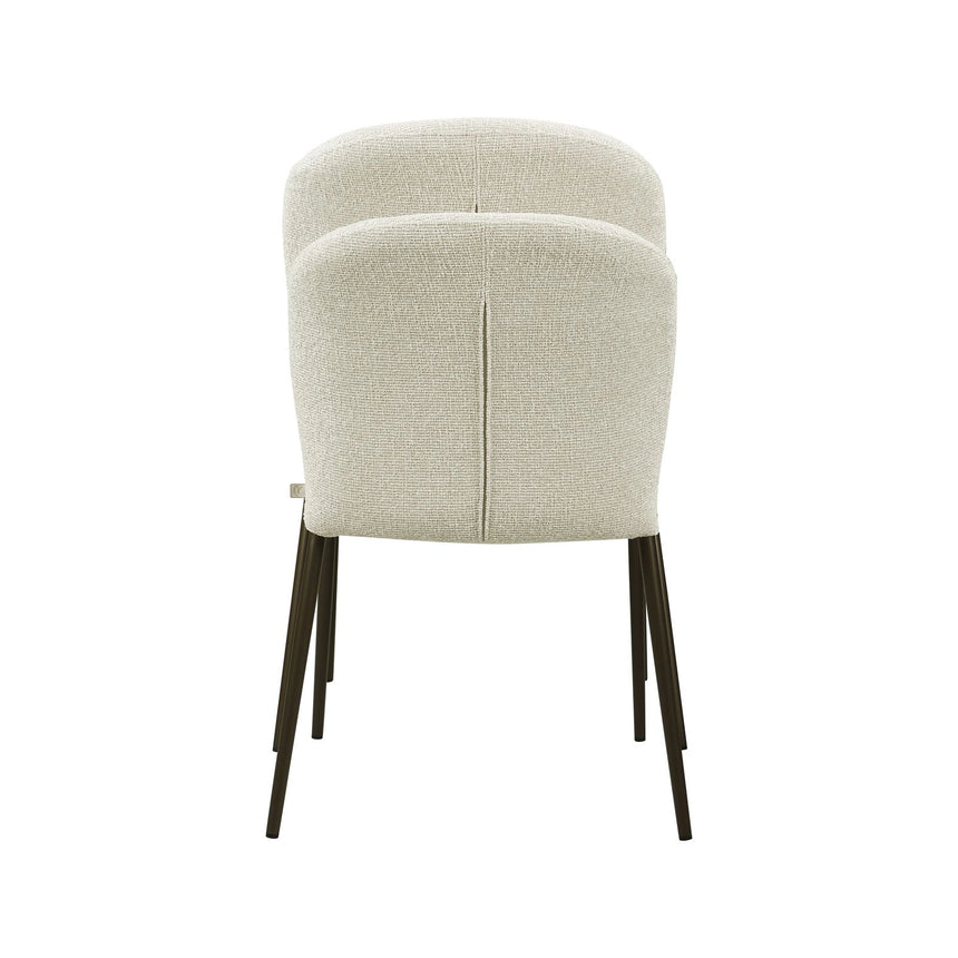 Essstuhl Stacker im 2er-Set mit flammhemmendem Bezug in biscotti, 54x60x82 cm von Richmond Interiors – Bild 9