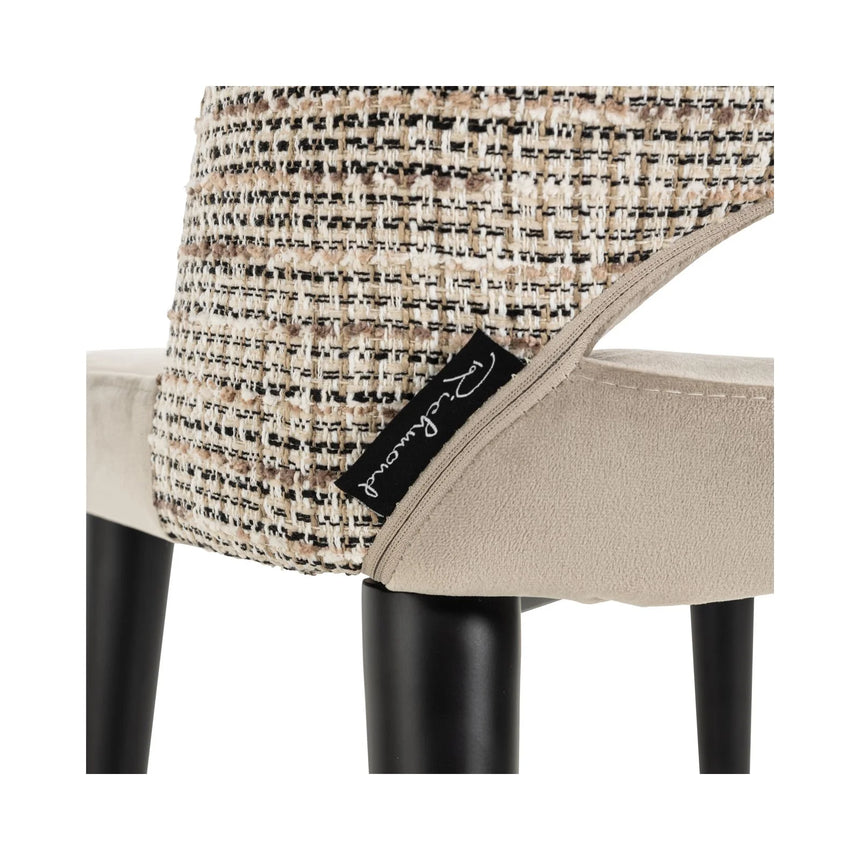 Essstuhl Tabitha mit flammhemmendem Bezug in trendy nature als 2er-Set von Richmond Interiors – Bild 7