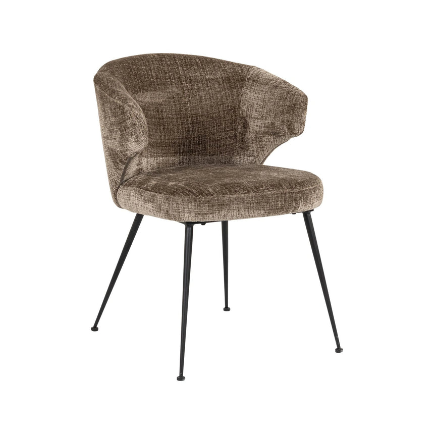 Essstuhl Xandra mit flammhemmendem Bezug in niagara stone, 59x67x80 cm von Richmond Interiors – Bild 2