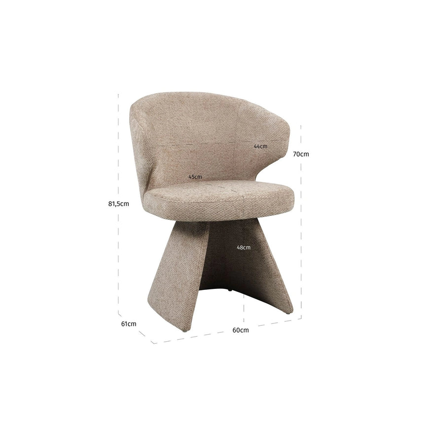 Essstuhl Zenith in mocca boldweave von Richmond Interiors – Bild 8