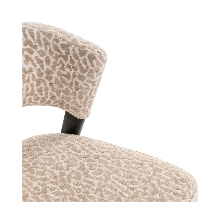 Essstuhl Zeno in beige leopard, 51x59x78 cm von Richmond Interiors – Bild 7