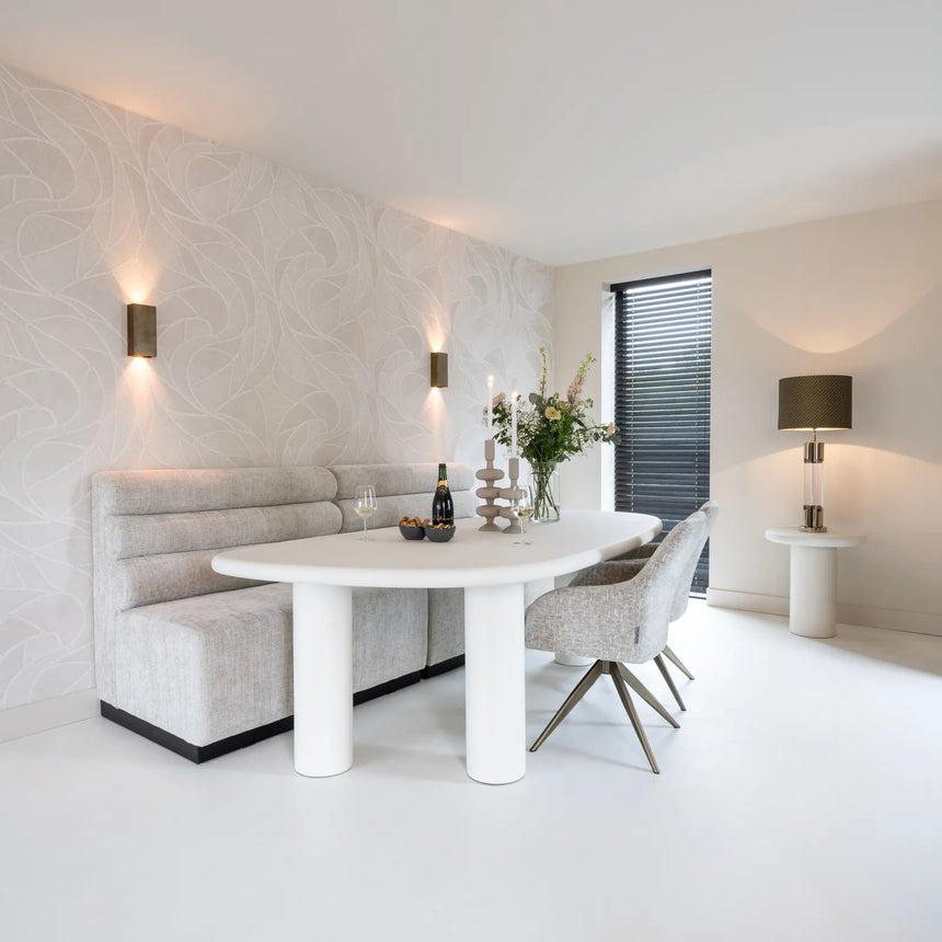Esstisch Bloomstone in weiß, 235x120x76 cm von Richmond Interiors – Produktbild 5