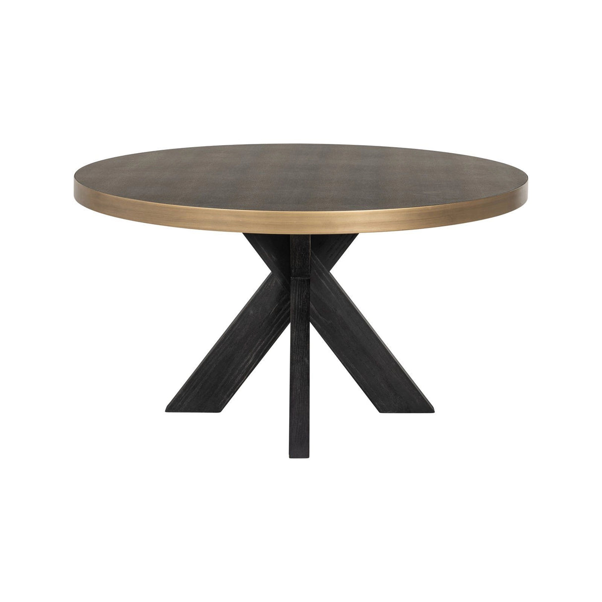 Esstisch Bloomville in brass shagreen, 140x140x76 cm von Richmond Interiors – Produktbild 3