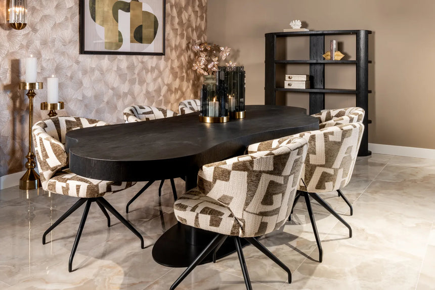 Esstisch Bogor aus Eichenfurnier in dark coffee, 260x115x76,5 cm von Richmond Interiors – Produktbild 12