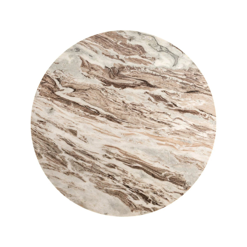 Esstisch Bottega aus Toronto-Marmor in Blush beige, 140x140x77 cm von Richmond Interiors – Produktbild 3