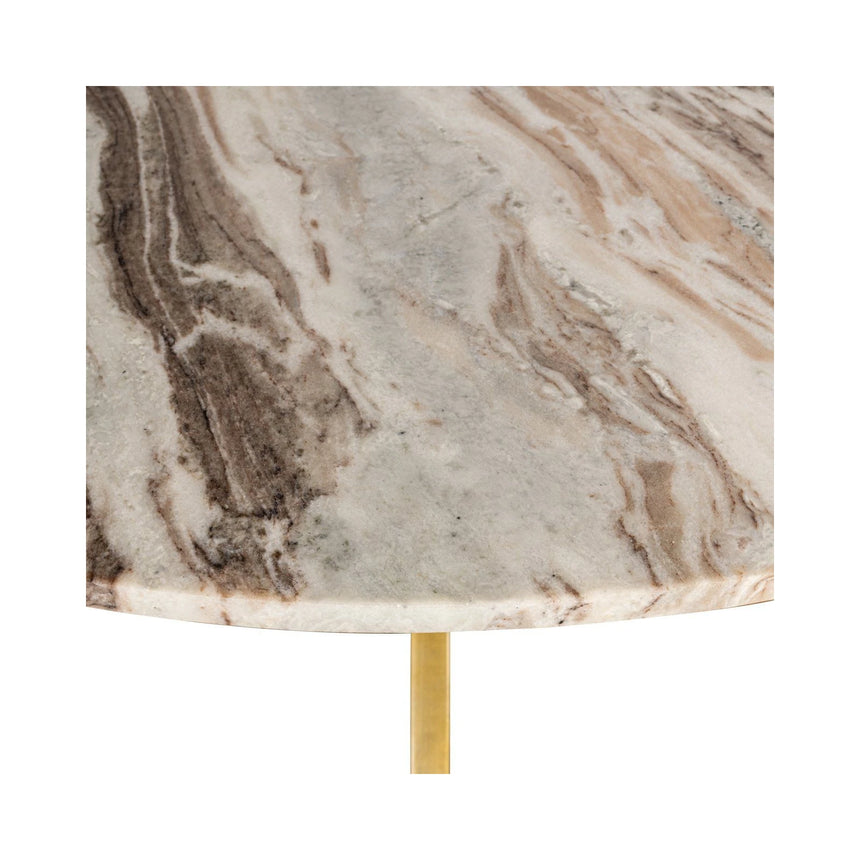 Esstisch Bottega aus Toronto-Marmor in Blush beige, 140x140x77 cm von Richmond Interiors – Produktbild 5