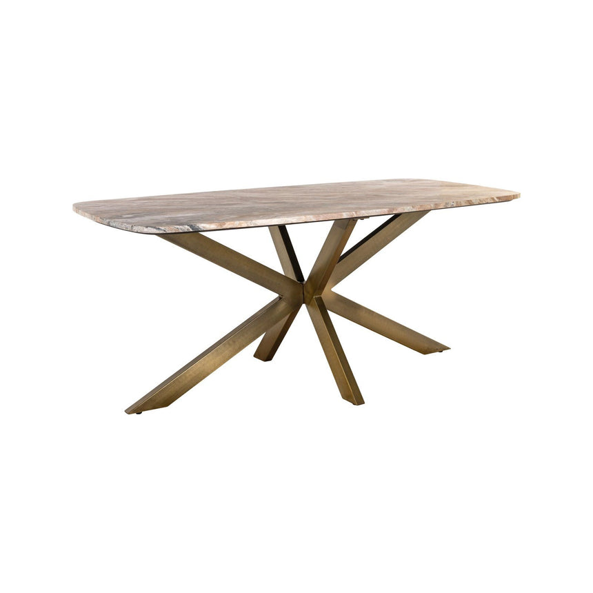 Esstisch Bottega aus Toronto-Marmor in Blush beige, 220x100x78 cm von Richmond Interiors – Produktbild 1
