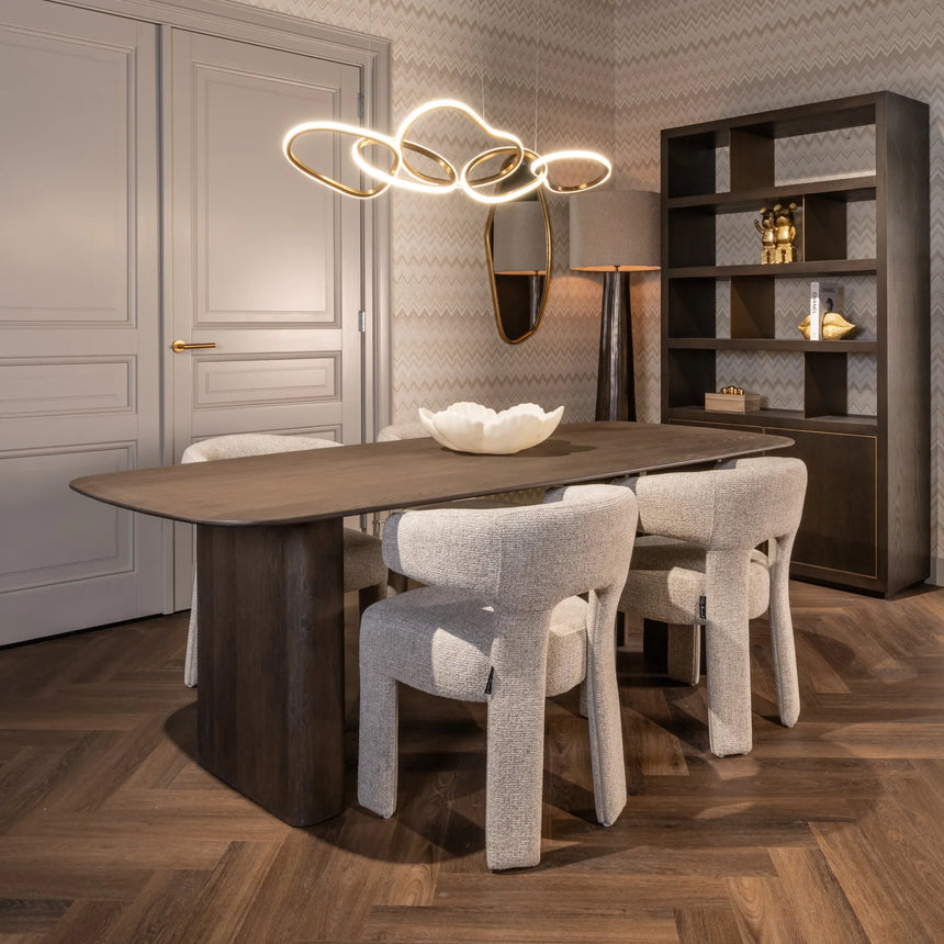 Esstisch Castello aus Eichenholz in rauchanthrazit, 230x100x76 cm von Richmond Interiors – Bild 2