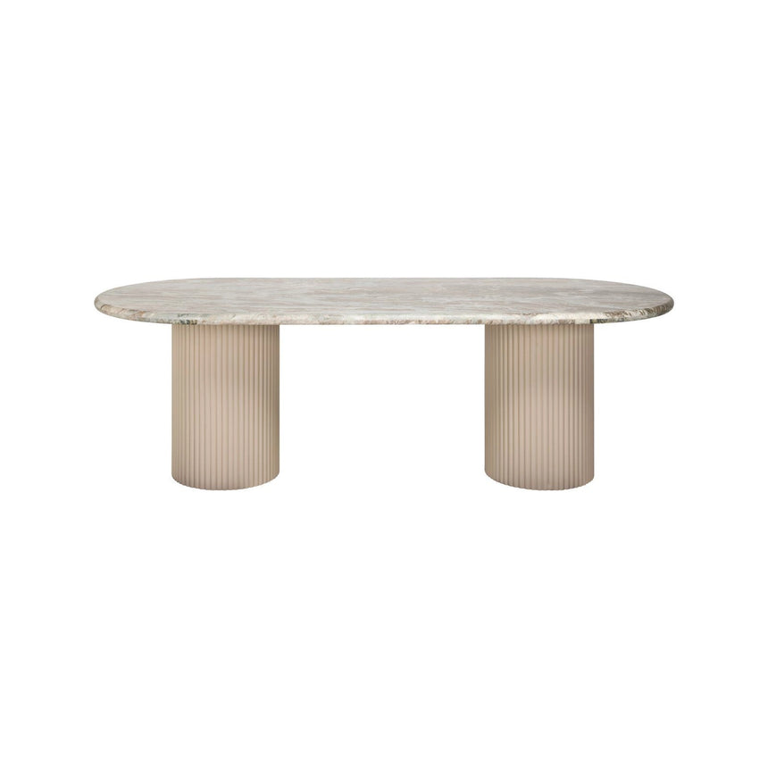 Esstisch Coronel aus Toronto-Marmor in Blush beige, 240x100x76 cm von Richmond Interiors – Bild 3