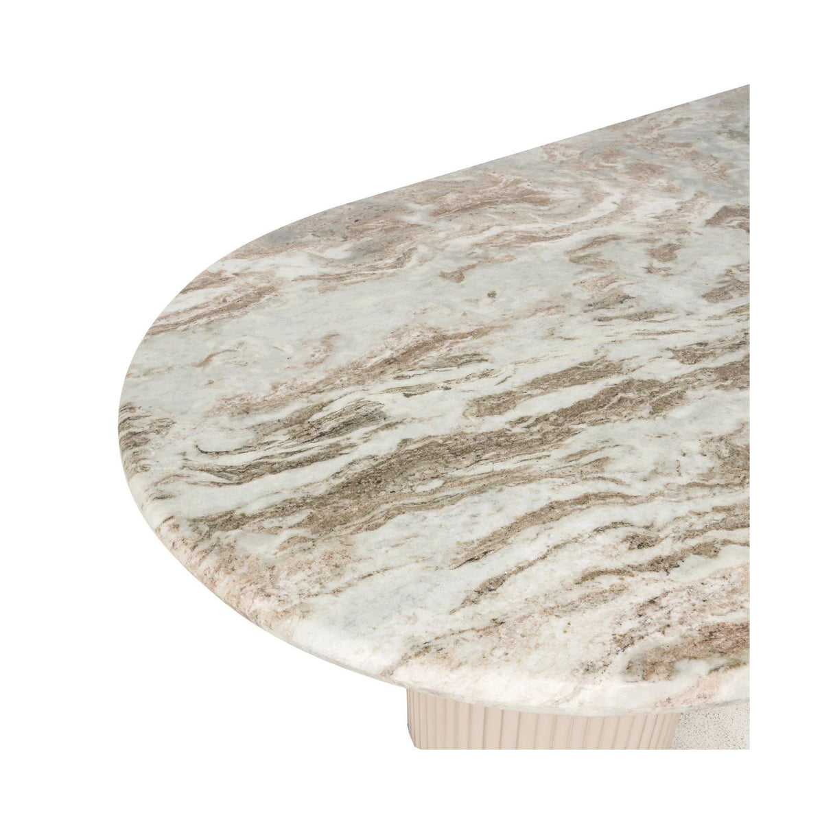 Esstisch Coronel aus Toronto-Marmor in Blush beige, 240x100x76 cm von Richmond Interiors – Bild 4