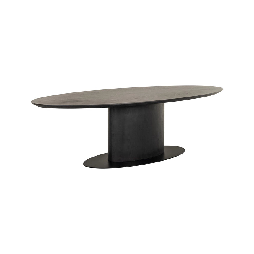 Esstisch Gordon aus Eichenfurnier in dark coffee, 300x115x76 cm von Richmond Interiors – Produktbild 1