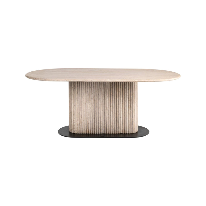 Esstisch La Cantera in beige, 200x100x76 cm von Richmond Interiors – Produktbild 2