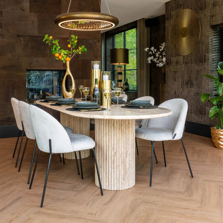 Esstisch La Cantera in beige, 240x100x75 cm von Richmond Interiors – Bild 12