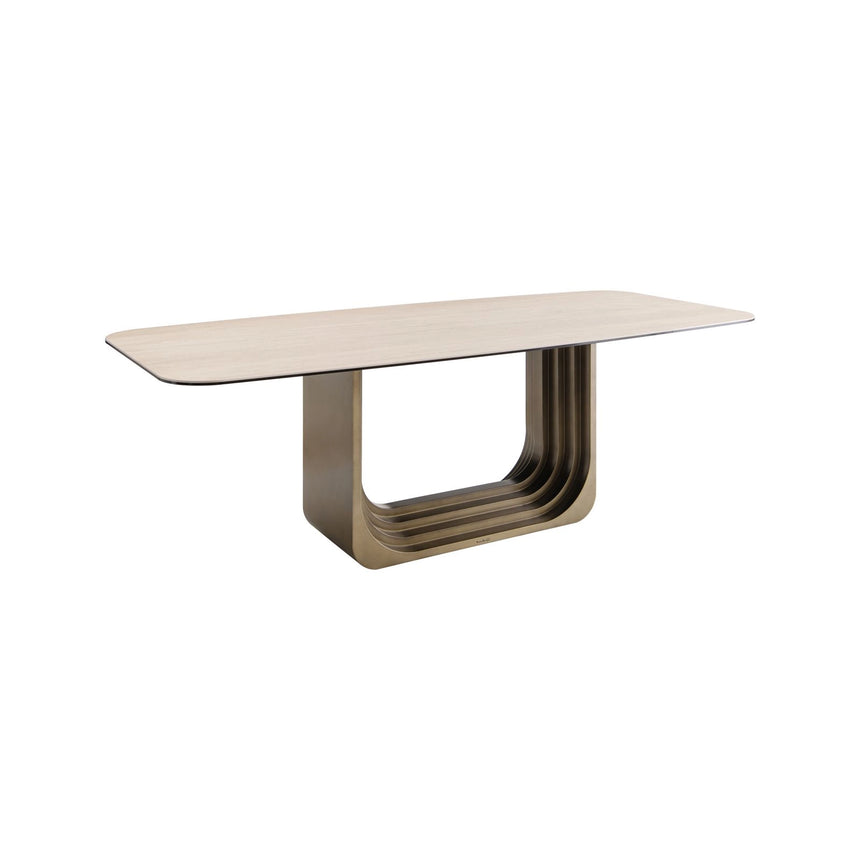Esstisch Maxfield in beige, 230x100x75 cm von Richmond Interiors – Bild 1