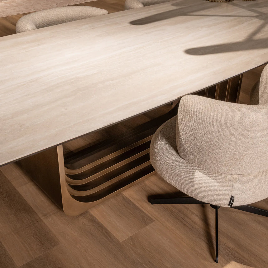 Esstisch Maxfield in beige, 300x120x75 cm von Richmond Interiors – Bild 8