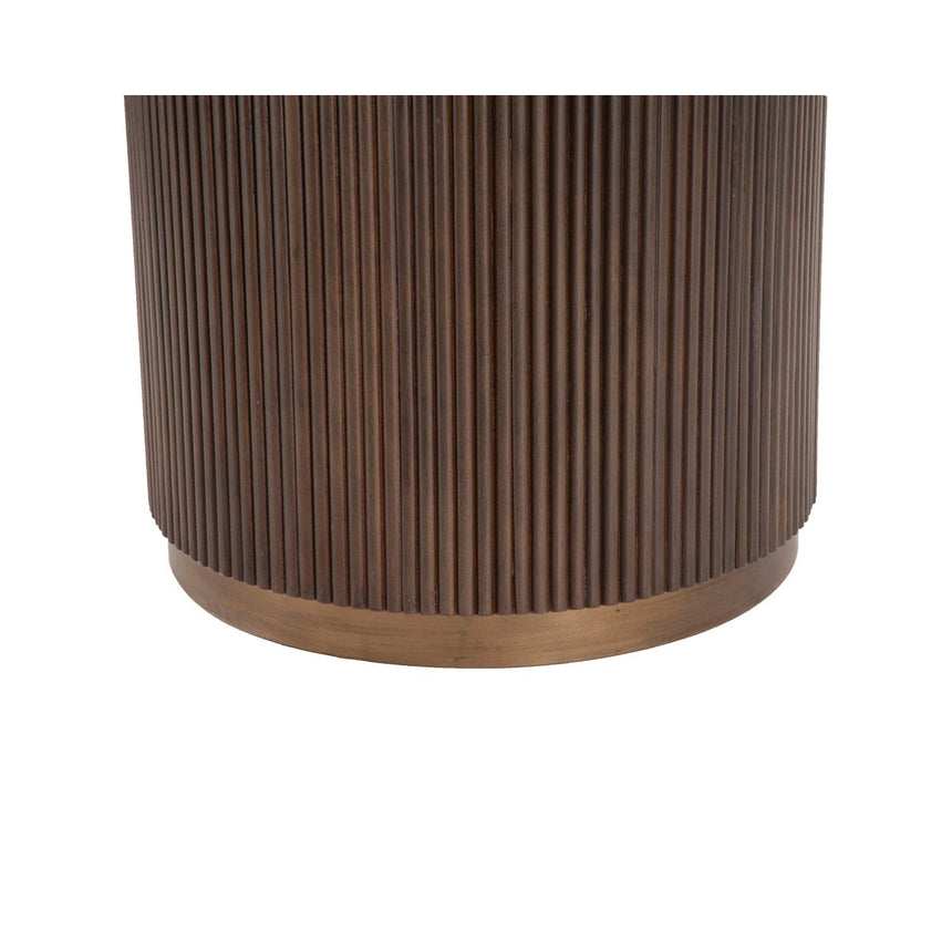 Esstisch Mayfield aus Marmor in weiß/braun, 140x140x76 cm von Richmond Interiors – Produktbild 2