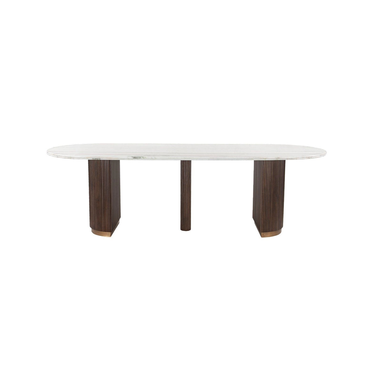 Esstisch Mayfield aus Marmor in weiß/braun, 250x100x76 cm von Richmond Interiors – Produktbild 2