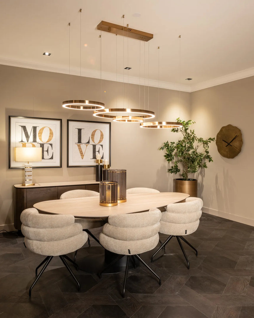 Esstisch Ritz in beige, 220x110x75,5 cm von Richmond Interiors – Produktbild 14