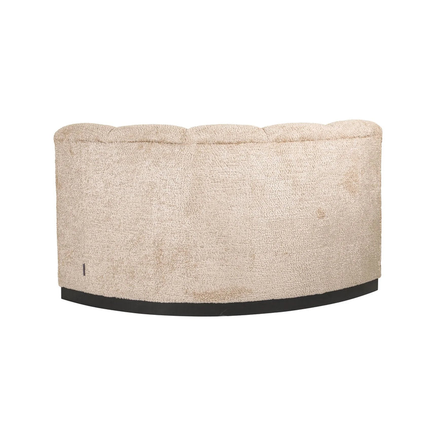 Esszimmer-Eckbank Hillpark in lovely beige mit runder Ecke, 188x78x90 cm von Richmond Interiors – Bild 5