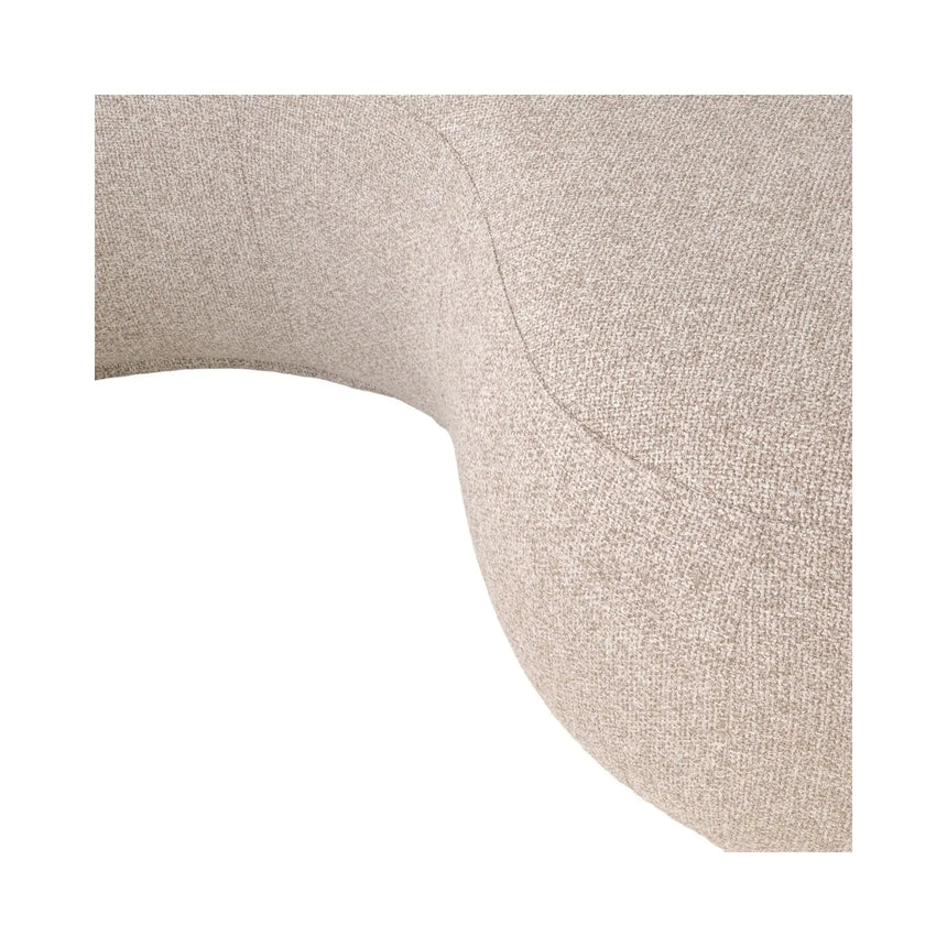 Esszimmerbank Sorrobon im 2er-Set in cayenne brown, runde Ausführung, 260x185x87 cm von Richmond Interiors – Bild 8