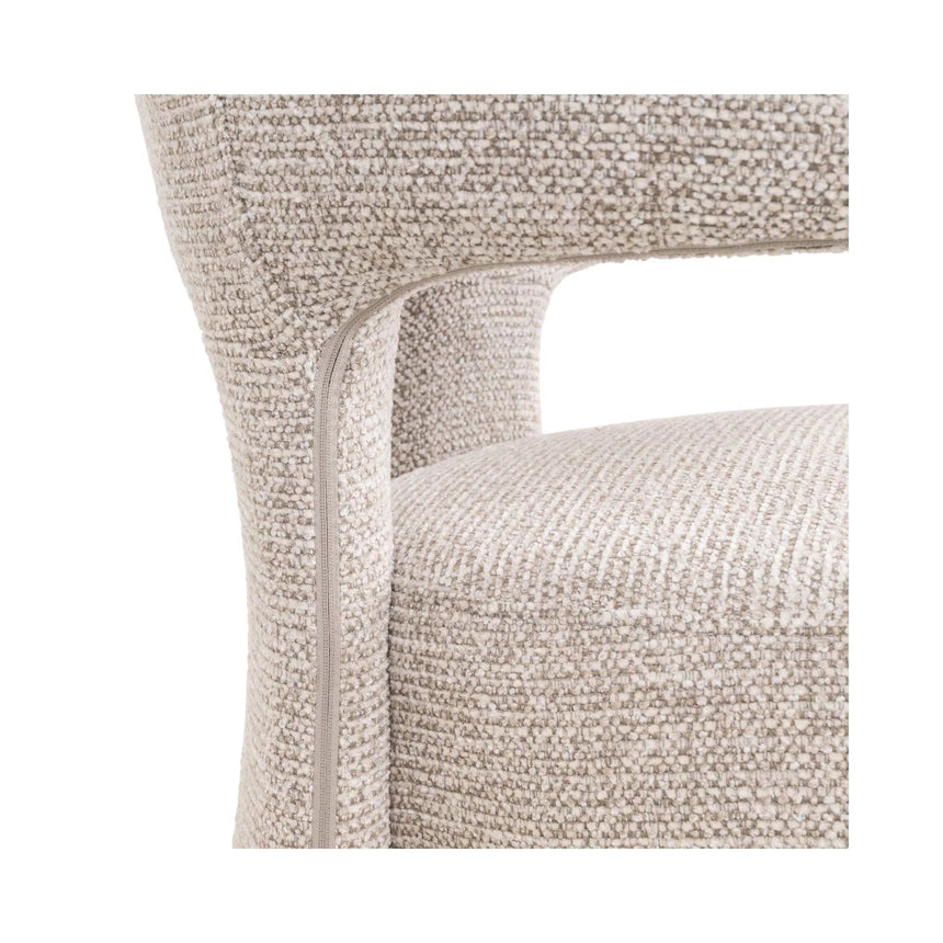 Esszimmerstuhl Nerio in natural fancy oder mocca linear von Richmond Interiors – Bild 7