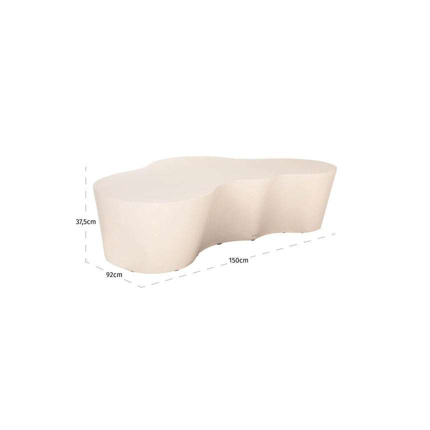 Gartencouchtisch Urban Bloom aus Eisen sandsteinfarbend, 150x92x37,5 cm von Richmond Interiors – Bild 6