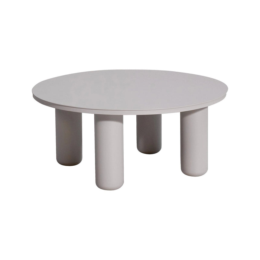 Gartentisch Quinn aus Aluminium in beige, 86x86x37,5 cm von Richmond Interiors – Produktbild 1