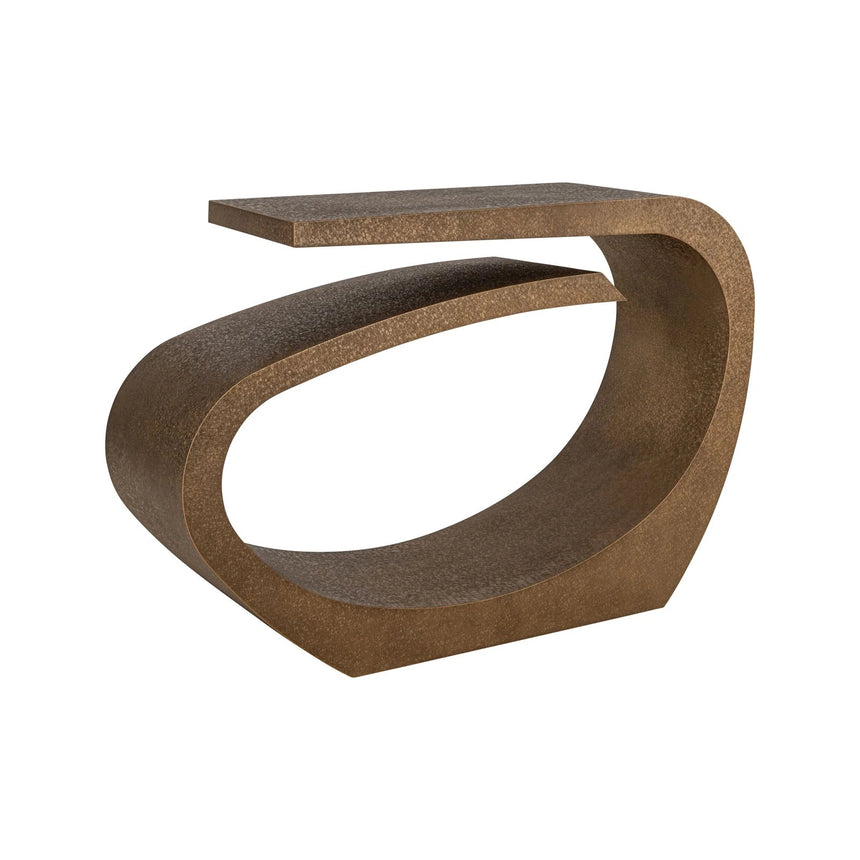 Konsolentisch Alhambra aus Eisen in brushed gold, 132x40x85 cm von Richmond Interiors – Bild 1