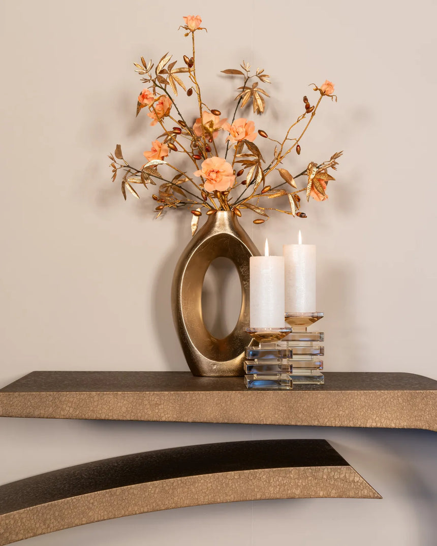 Konsolentisch Alhambra aus Eisen in brushed gold, 132x40x85 cm von Richmond Interiors – Bild 12