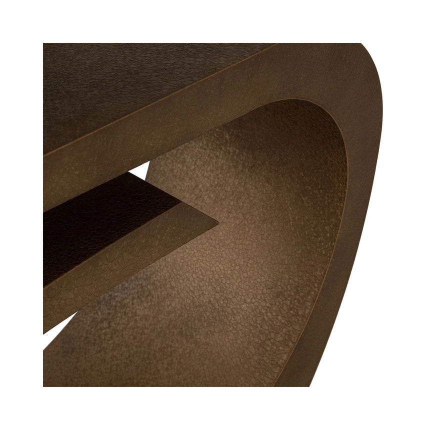 Konsolentisch Alhambra aus Eisen in brushed gold, 132x40x85 cm von Richmond Interiors – Bild 7