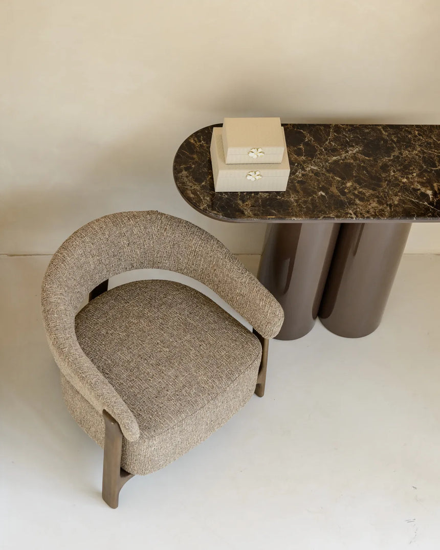 Konsolentisch Almundi in schokoladenbraun, 120x40x76 cm von Richmond Interiors – Bild 7
