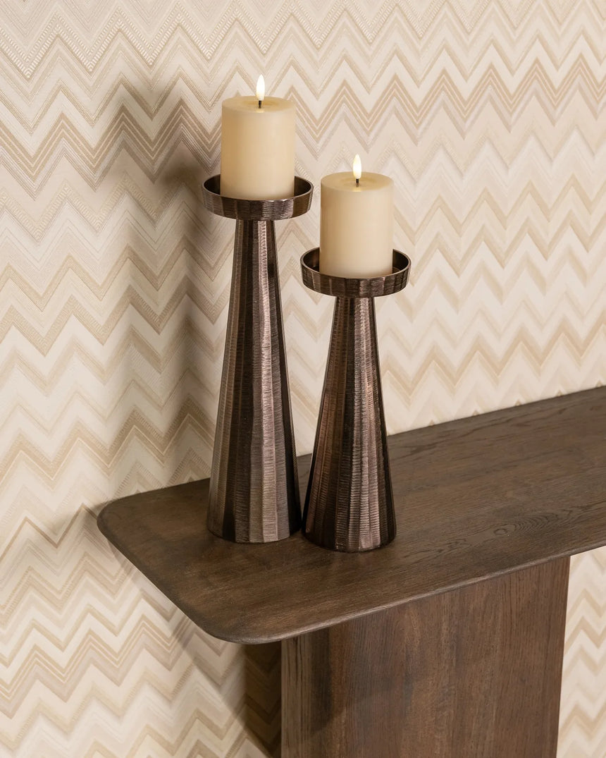 Konsolentisch Castello aus Eichenholz in rauchanthrazit, 130x35x78 cm von Richmond Interiors – Bild 7