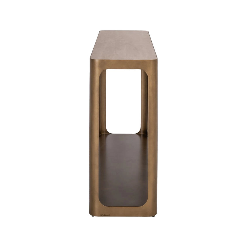 Konsolentisch Claridge in beige, 140x35x80 cm von Richmond Interiors – Bild 4