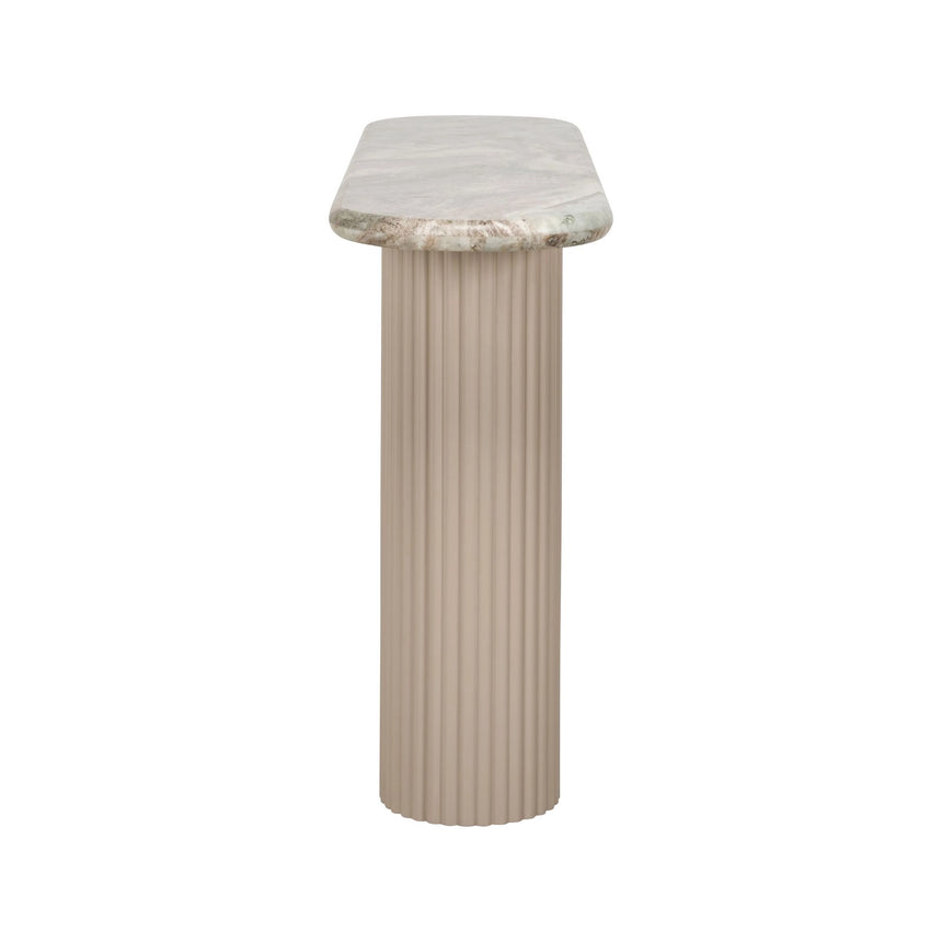 Konsolentisch Coronel aus Toronto-Marmor in blush beige, 160x38x85 cm von Richmond Interiors – Bild 3