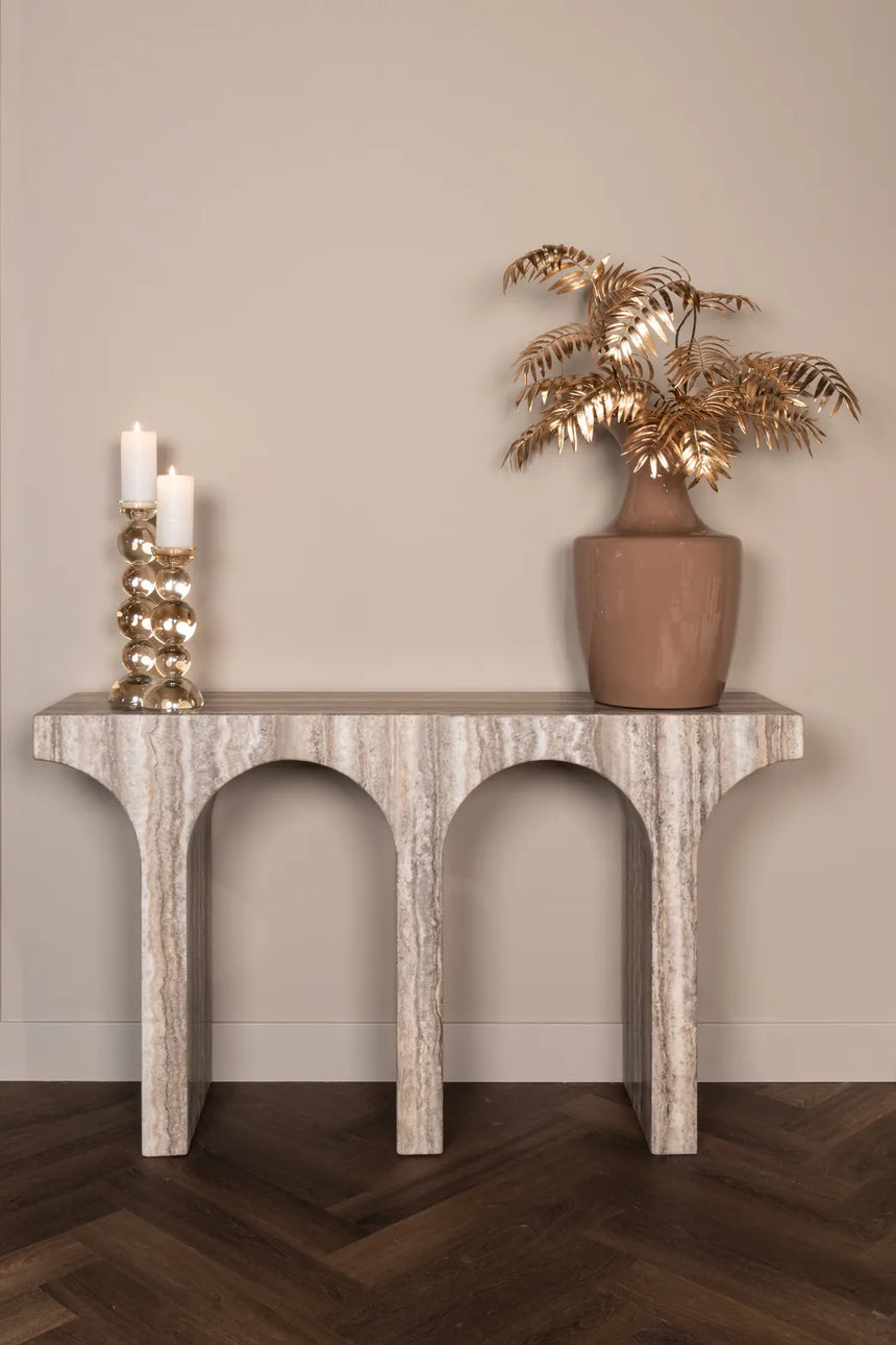 Konsolentisch Dulce in grau, 140x35x80 cm von Richmond Interiors – Bild 2