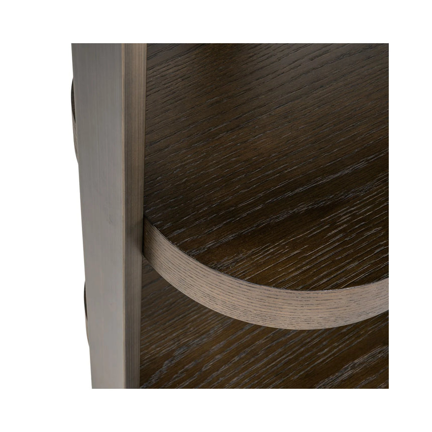 Konsolentisch Ellington mit Eichenfurnier in braun, 160x40x75 cm von Richmond Interiors – Bild 4
