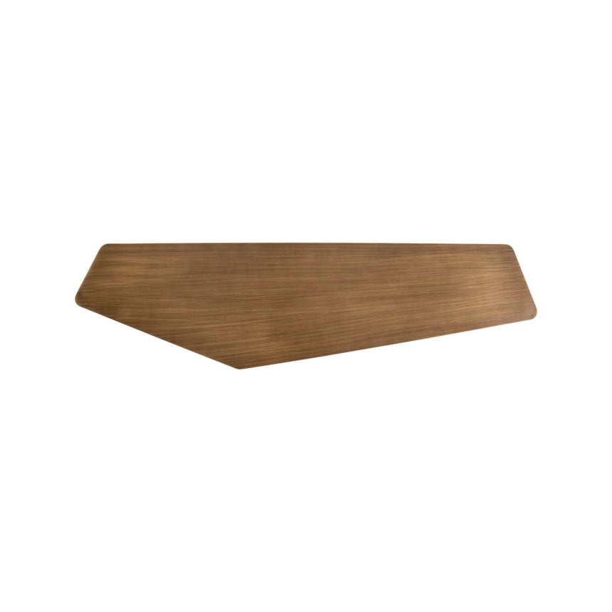 Konsolentisch Hexa aus Eisen in brushed gold, 150x40x75 cm von Richmond Interiors – Bild 6