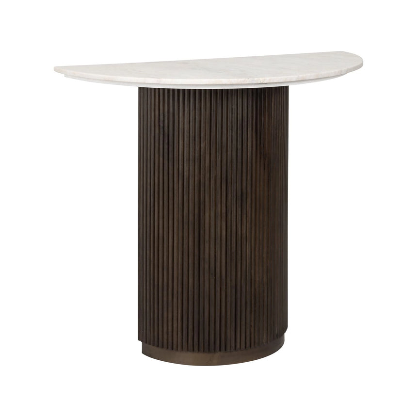 Konsolentisch Mayfield mit Morchana-Marmor in braun, 90x45x80 cm von Richmond Interiors – Bild 1