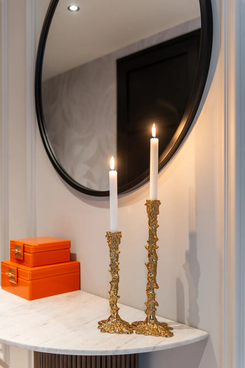 Konsolentisch Mayfield mit Morchana-Marmor in braun, 90x45x80 cm von Richmond Interiors – Bild 11