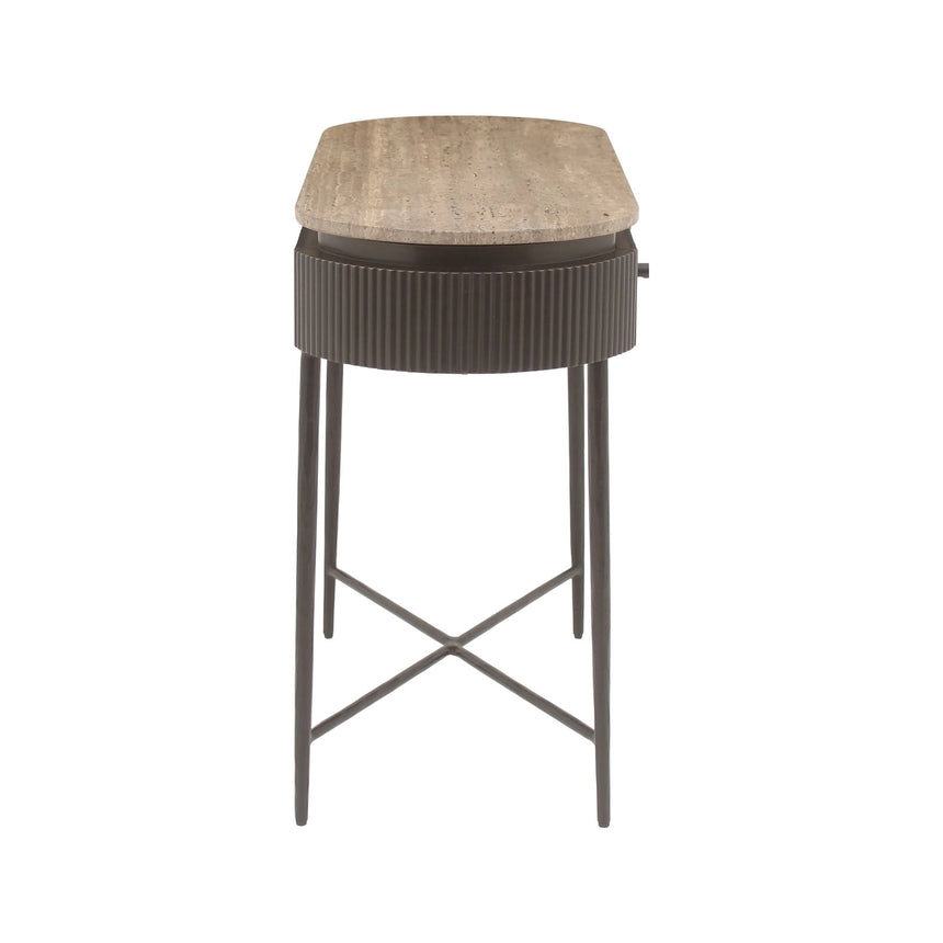 Konsolentisch Russo in aschbraun, 100x40x76 cm von Richmond Interiors – Bild 4