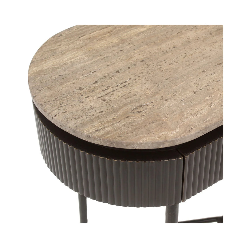 Konsolentisch Russo in aschbraun, 100x40x76 cm von Richmond Interiors – Bild 5