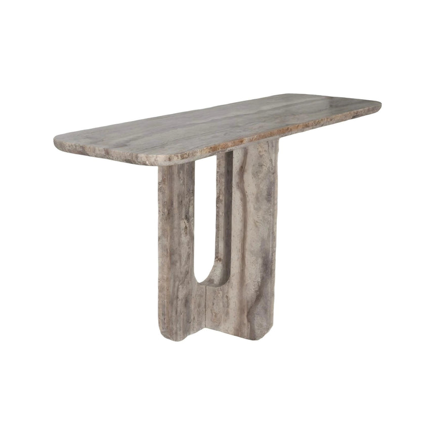 Konsolentisch Westin aus Travertin in grau, 140x45x80 cm von Richmond Interiors – Bild 1