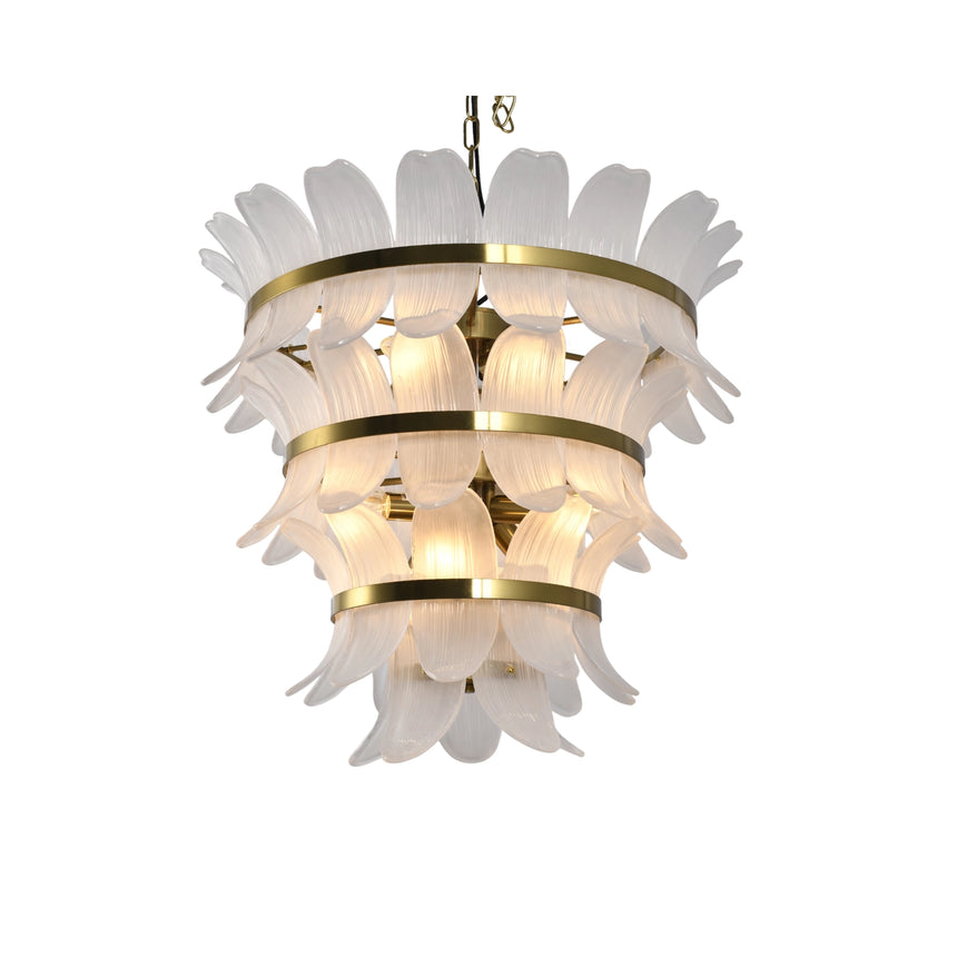 Kronleuchter Ameline brass antique aus Glas, 60x60x56 cm von Richmond Interiors – Produktbild 2