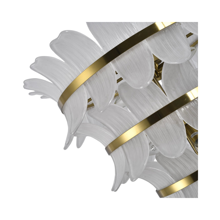 Kronleuchter Ameline brass antique aus Glas, 60x60x56 cm von Richmond Interiors – Produktbild 3